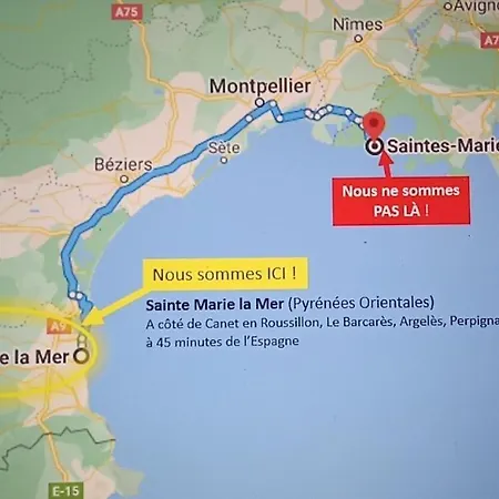 Maison A 250 M De La ! Holiday home Sainte-Marie-la-Mer